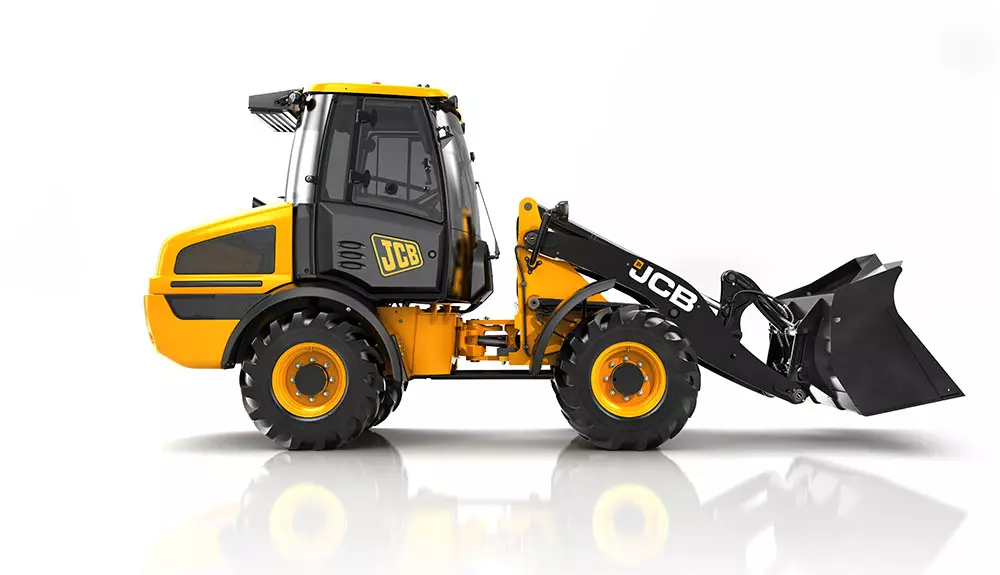 JCB 409 Wheel Loader construction and agriculture truck.