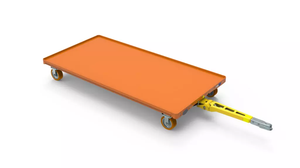 Taylor-Dunn Jtec CarryMax industrial cart burden carrier.