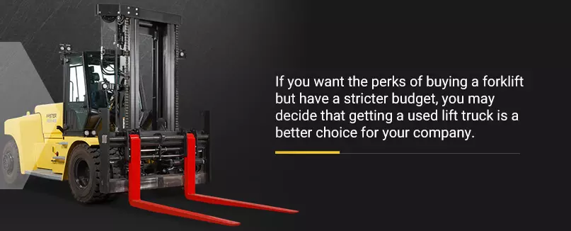 When You Should Consider Buying a New Forklift