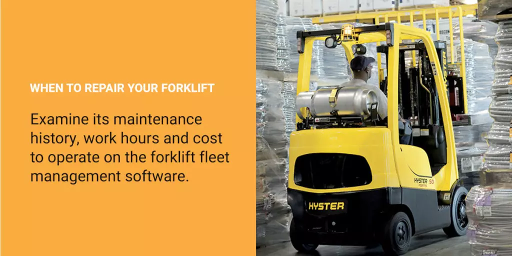 When to Repair Your Forklift