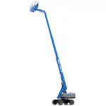 Genie S-65 HF telescopic boom lift, extended.
