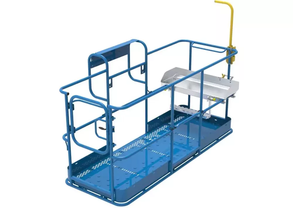 Genie Lift Tools access deck available for boom lifts.