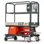 JLG 1030P access lift, lowered.