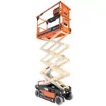 JLG AE1932 Davinci all-electric scissor lift.