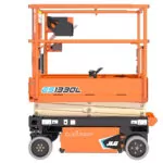 JLG ES1330L lowered scissor lift.
