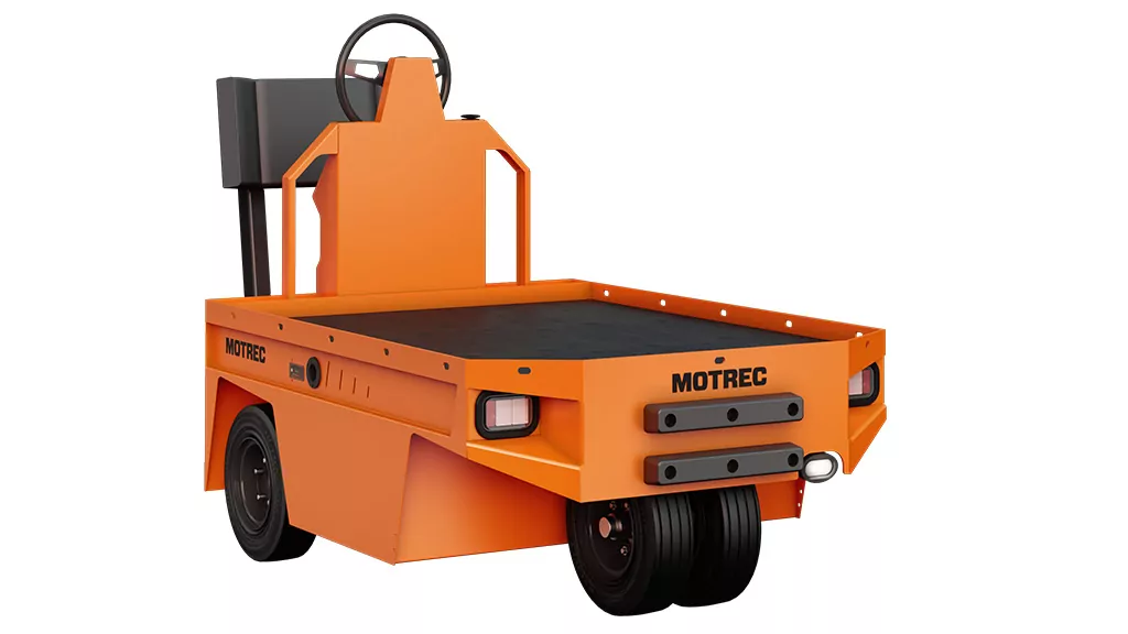 Front angle of Motrec MS-260 48V XL Stock Chaser utility vehicle.