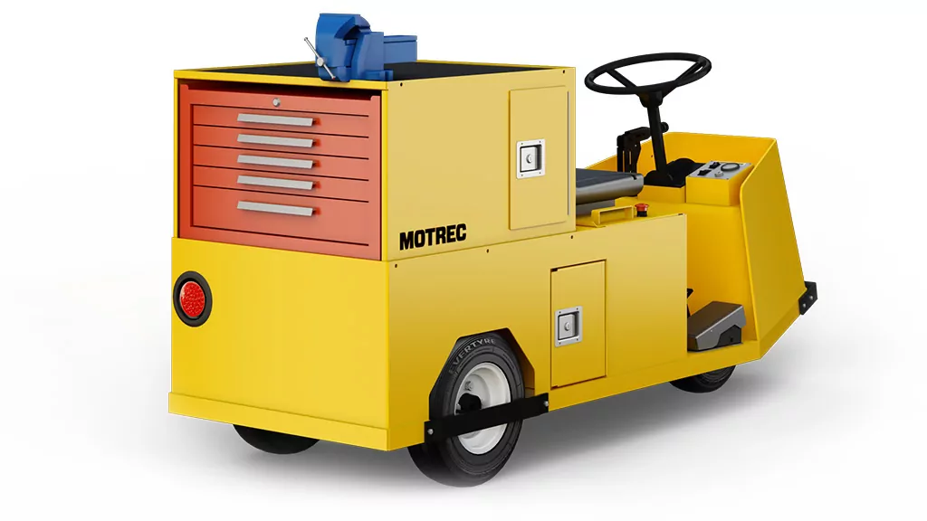 Motrec MX-240 industrial maintenance truck.
