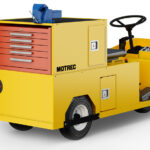 Back of Motrec MX-240 maintenance truck, showing toolbox area.