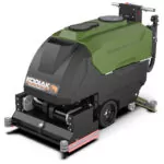 Kodiak K25 walk-behind floor scrubber with cylindrical deck.