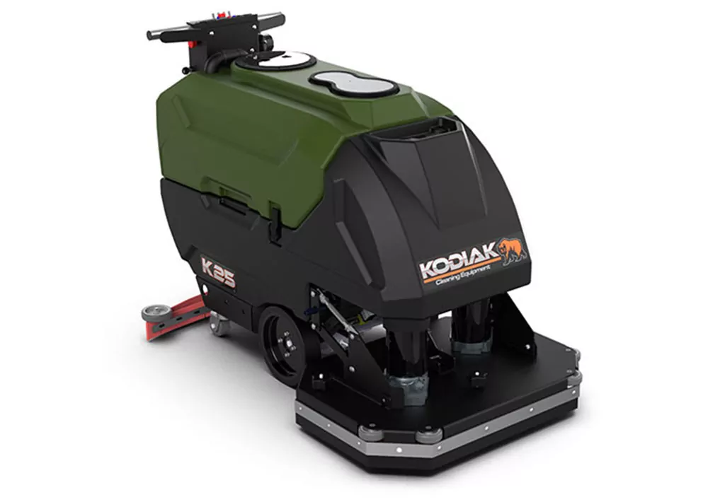 Kodiak K25 disk professional cleaning walk-behind floor scrubber.