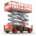 Skyjack SJ9243 RT rough terrain scissor lift.