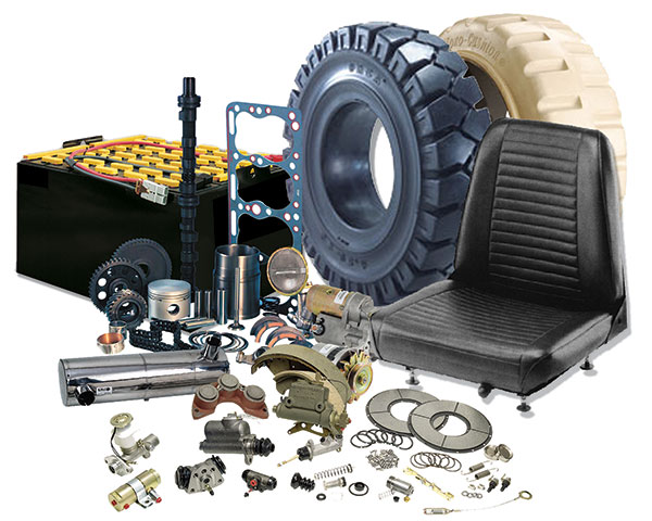 Forklift parts and accessories.
