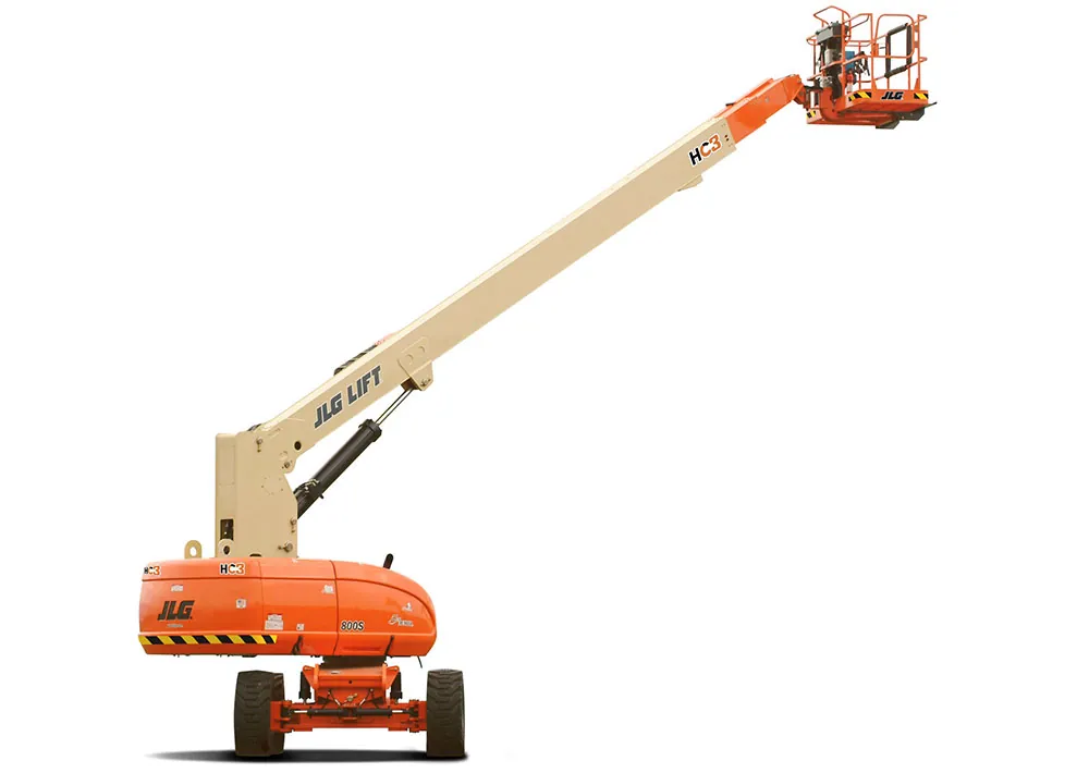 JLG 800S HC3 aerial boom lift.