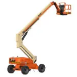 JLG H600SJP hybrid telescopic boom lift.