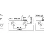 Columbia Payloader PRO utility vehicle spec measurements.