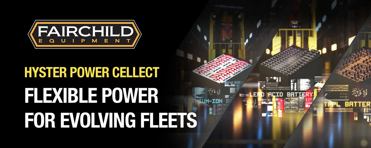 Hyster Power Cellect Promo Banner