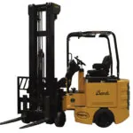 Bendi B40AC narrow aisle electric forklift.