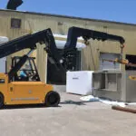 Landoll PT40 precision telehandler outdoors.