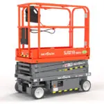 Skyjack SJ3219 Micro scissor lift, stowed.