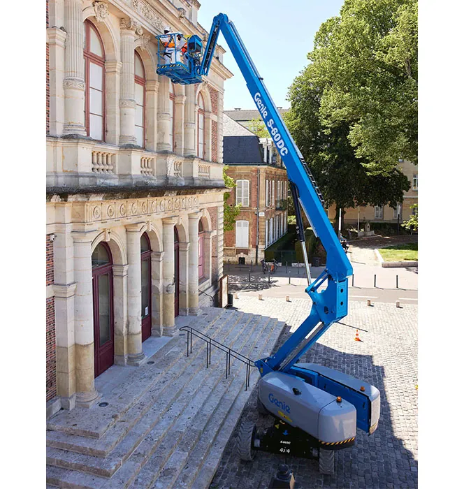 Genie S60FE boom lift.