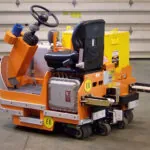 RICO EX Tractor in garage.