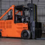 RICO IC Pegasus lift truck in garage.