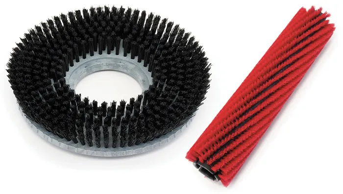Polypropylene scrubber brushes.