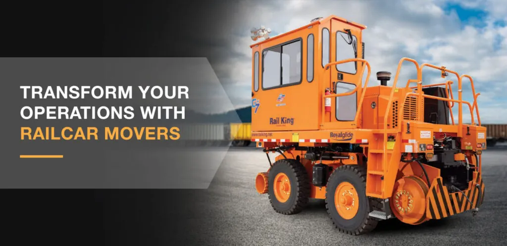 Rail King G7 rail car mover. "Transform your operations with Railcar movers"