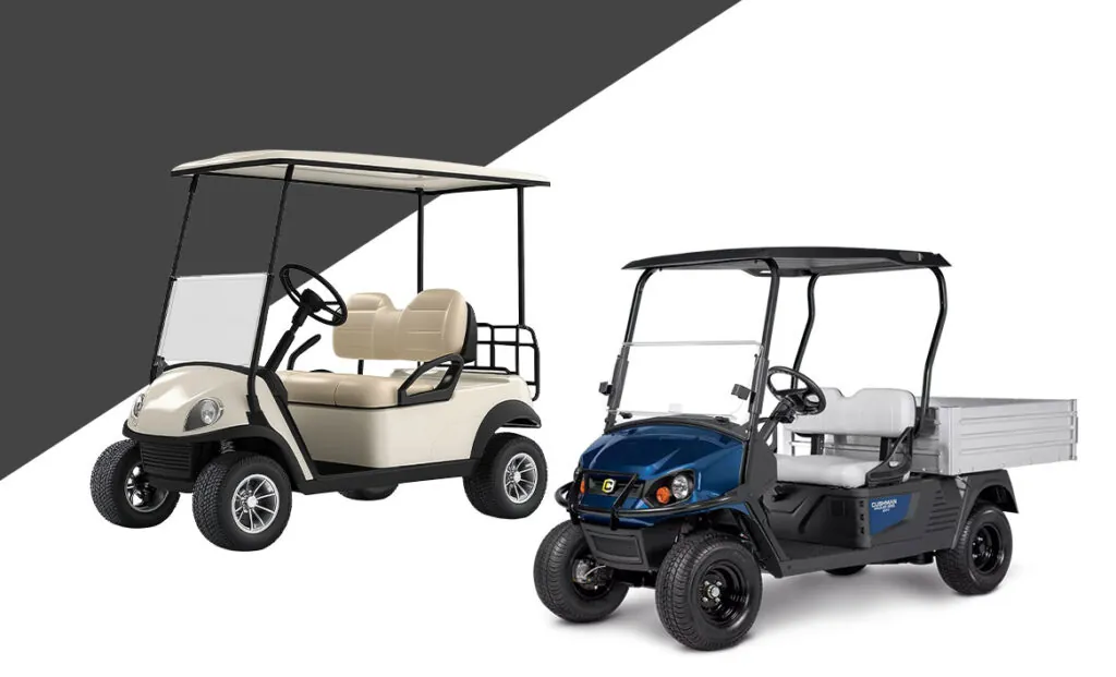 Golf Cart and Cushman Utility Vehicle.