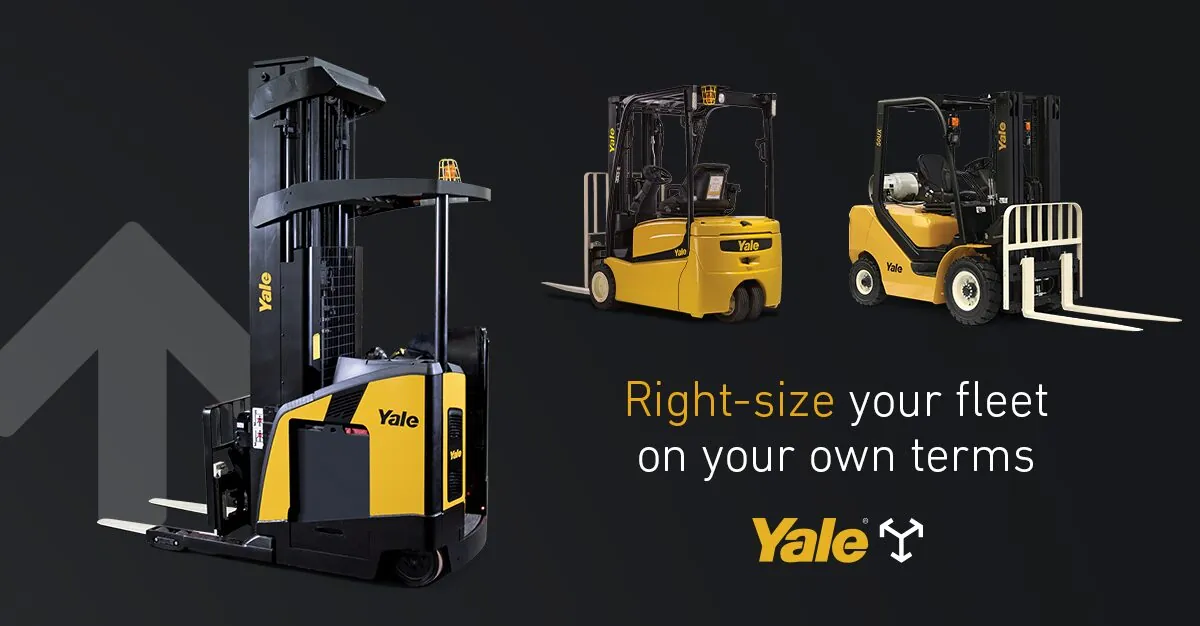 Yale Rental Equipment Promo Banner