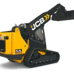 JCB 4TS-8T Teleskid with raised boom.
