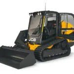 JCB 4TS-8T Teleskid with side door opened.